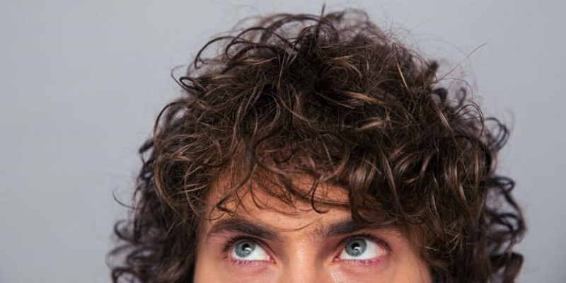 How to Take Care of Curly Hair Men