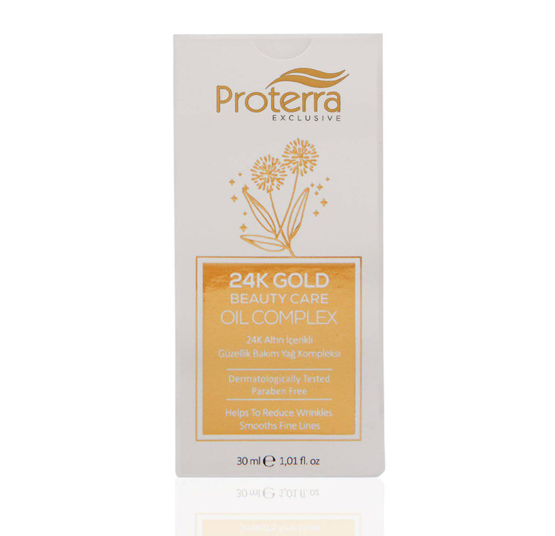 24K Gold Beauty Care Oil Complex Serum - Proterra Cosmetics International