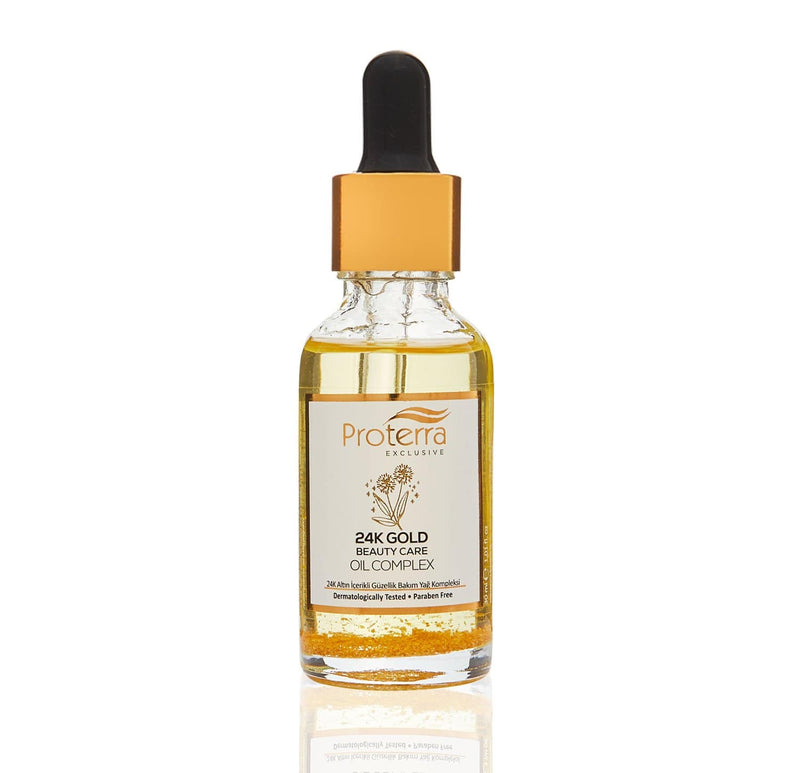 24K Gold Beauty Care Oil Complex Serum - Proterra Cosmetics International