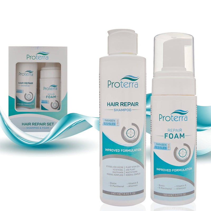 Hair Repair Set Shampoo & Foam - Proterra Cosmetics International
