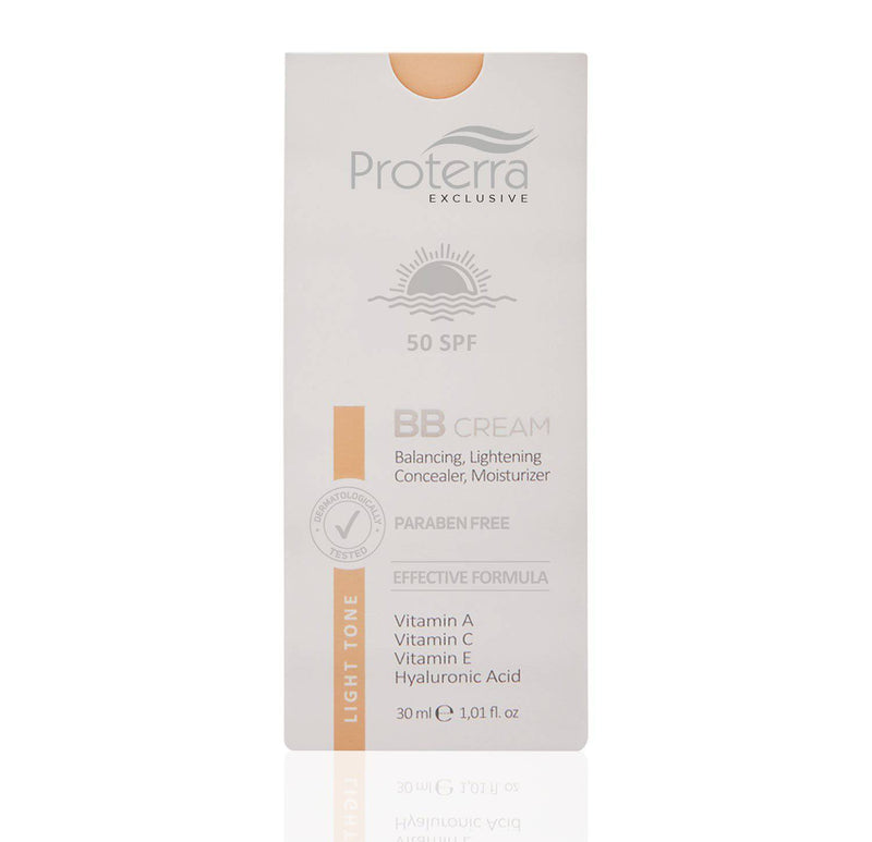 BB Cream Light Tone SPF 50+ - Proterra Cosmetics International