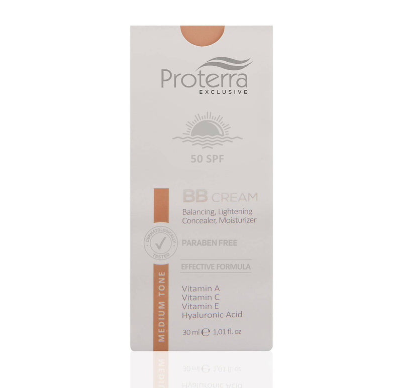 BB Cream Medium Tone SPF 50+ - Proterra Cosmetics International