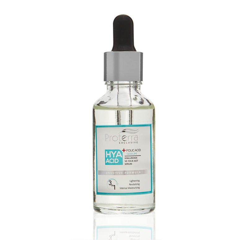 Hyaluronic + Folic Acid Skin Care Serum - Proterra Cosmetics International